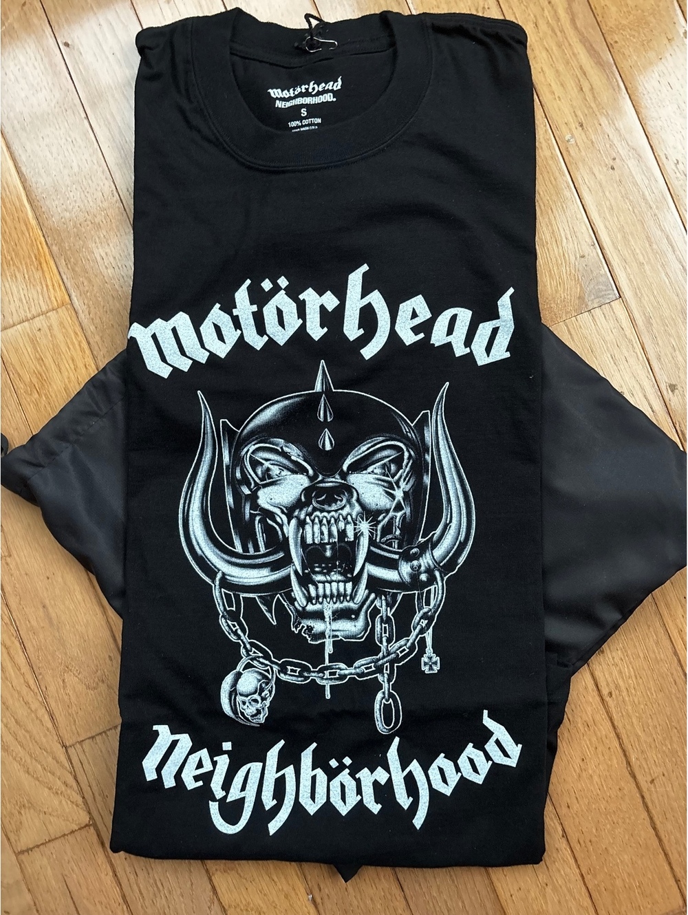 Neighborhood x Motörhead Black Graphic T-Shirt Size S